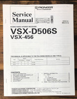 Pioneer VSX-456 VSX-D506S Receiver  Service Manual *Original*