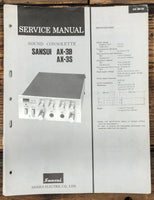 Sansui AX-3B AX-3S Sound Consolette  Service Manual *Original*