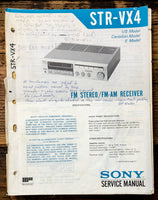 Sony STR-VX4 Receiver  Service Manual *Original*