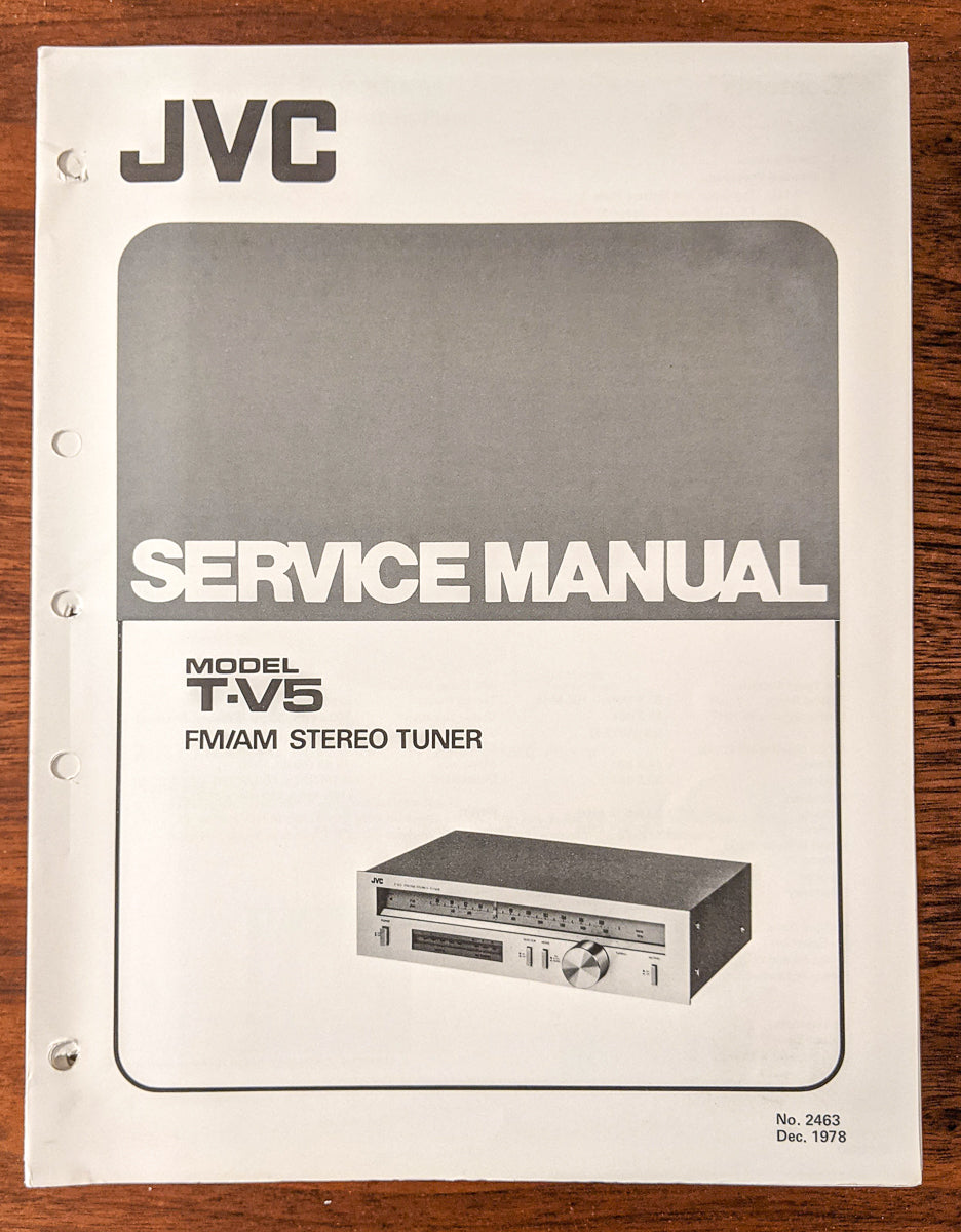 JVC T-V5 Tuner Service Manual *Original*
