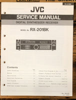 JVC RX-201 BK Receiver  Service Manual *Original*