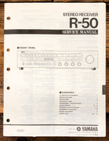 Yamaha R-50 Receiver  Service Manual *Original*