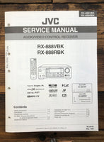 JVC RX-888 Receiver  Service Manual *Original*
