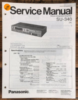 Technics SU-340 Amplifier  Service Manual *Original*
