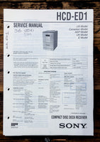 Sony HCD-ED1 Stereo  Service Manual *Original*