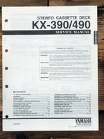 Yamaha KX-390 KX-490 Cassette  Service Manual *Original*