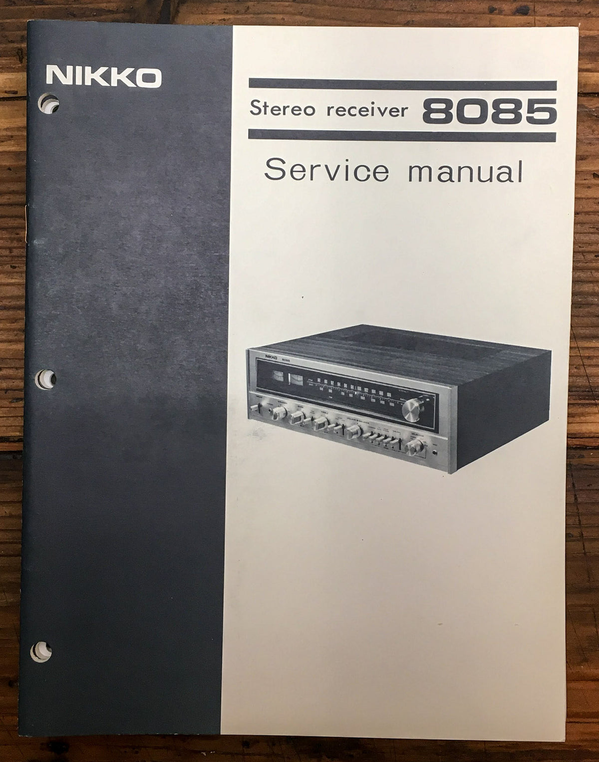 Nikko Model 8085 Receiver  Service Manual *Original*