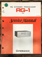 Pioneer RG-1 Dynamic Processor Service Manual *Original*