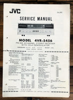 JVC 4VR-5456 Receiver  Service Manual *Original*