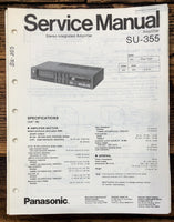 Panasonic SU-355 Amplifier  Service Manual *Original*