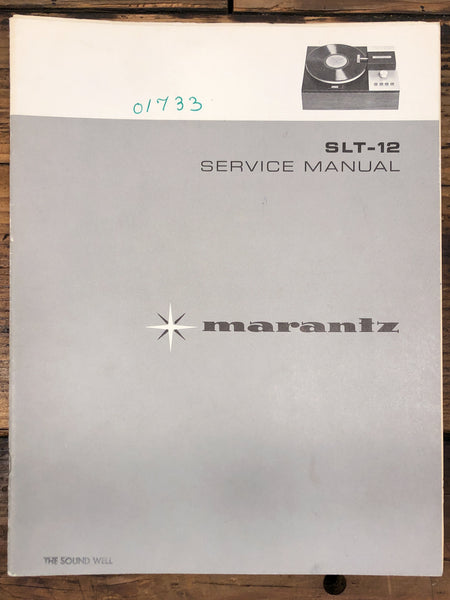 Marantz SLT-12 Record Player / Turntable  Service Manual *Original*