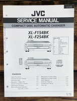 JVC XL-F154 XL-F254 BK CD Player  Service Manual *Original*