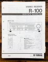 Yamaha R-100 Receiver  Service Manual *Original*