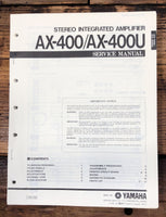 Yamaha AX-400 AX-400U Amplifier  Service Manual *Original*