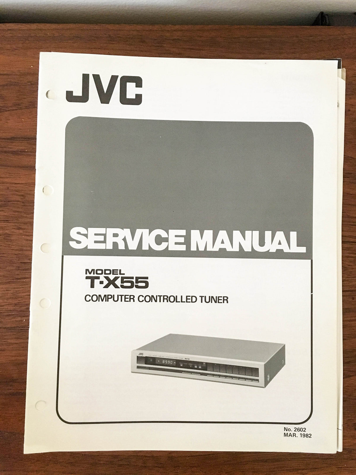 JVC T-X55 Tuner Service Manual *Original*