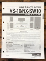 Yamaha VS-10 NX-SW10 Home Theater  Service Manual *Original*