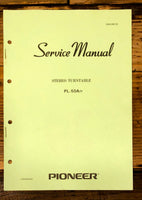 Pioneer PL-50A Record Player / Turntable Service Manual *Original*