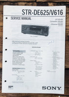 Sony STR-DE625 STR-V616 Receiver  Service Manual *Original*