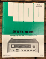 McIntosh MAC 4100 Receiver  Owner / User Manual *Original*