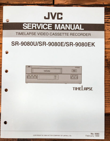 JVC SR-9080U SR-9080E SR-9080EK VCR Service Manual *Original*