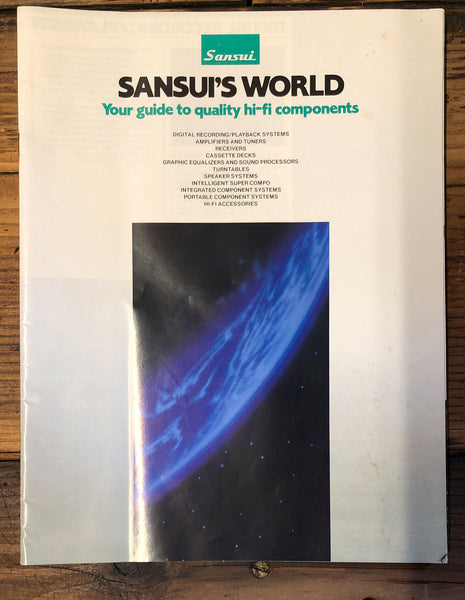 Sansui A-1110 RG-710 CP-7 Z-9000X XR-Q7 D-970 P-M90  31pg Dealer Catalog *Orig*