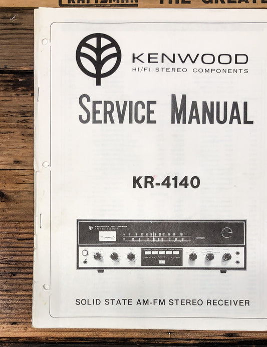 Kenwood KR-4140 Receiver  Service Manual *Original*