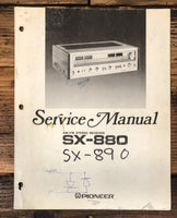 Pioneer SX-880 SX-890 Receiver Service Manual *Original*