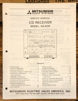 Mitsubishi DA-50R Receiver  Service Manual *Original*