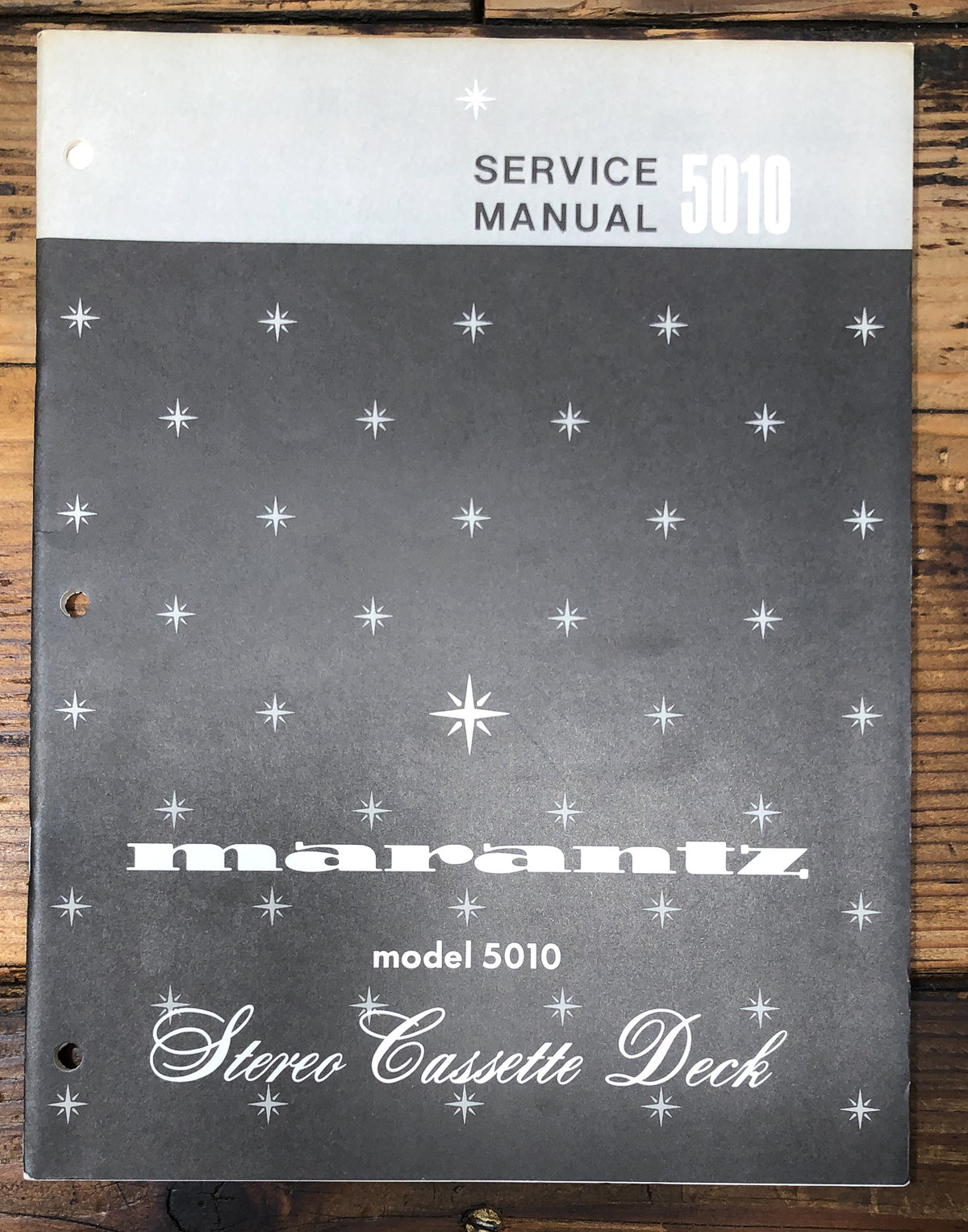 Marantz Model 5010 Cassette Service Manual *Original*