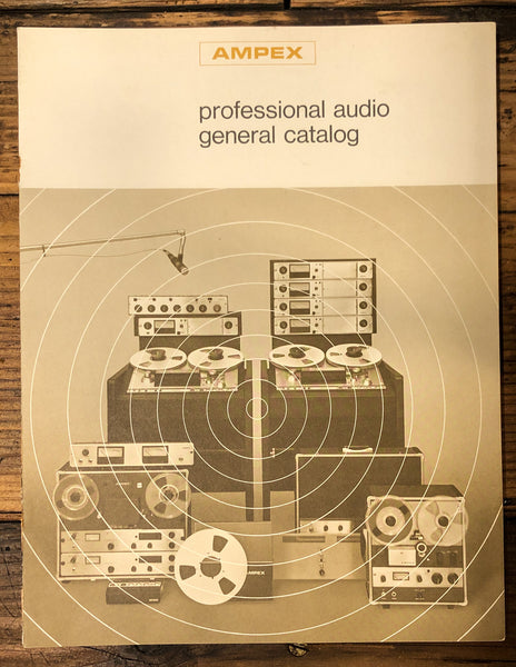 Ampex 1968 Professional Audio AG-440 -500 GS-80B  7pg Catalog  *Original*