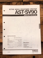 Yamaha AST-SV90 Speaker  Service Manual *Original*