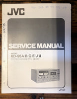 JVC KD-95A Cassette  Service Manual *Original*