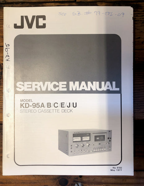 JVC KD-95A Cassette  Service Manual *Original*