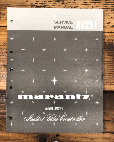 Marantz AV251 AV-251 AV Controller  Service Manual *Original*