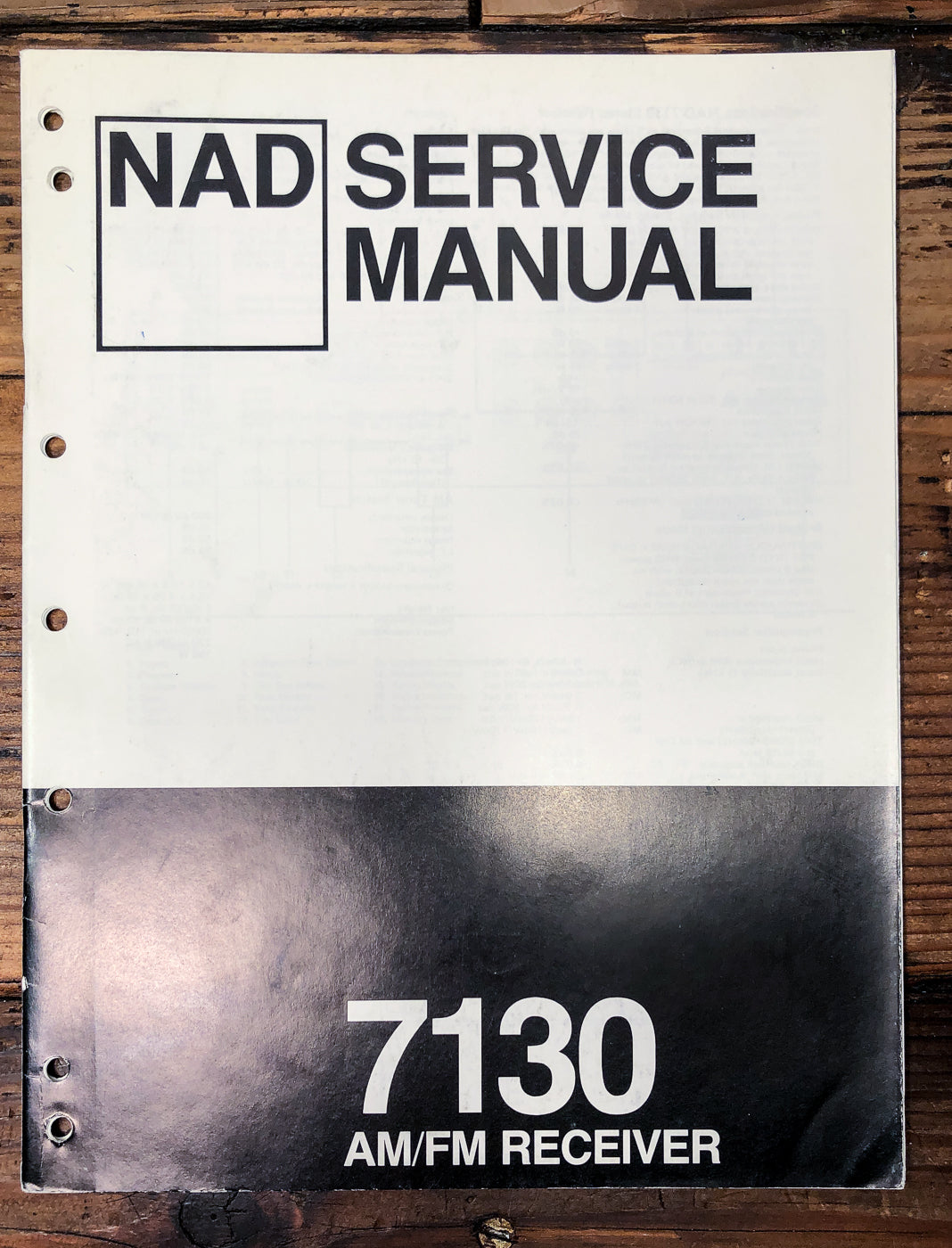 NAD Model 7130 Receiver Service Manual *Original*