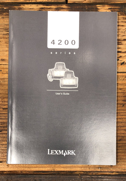 Lexmark 4200Series Printer Owners / User Manual *Original*