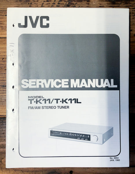 JVC T-K11 T-K11L Tuner  Service Manual *Original*