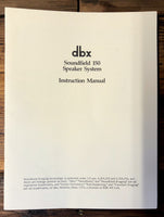 DBX Soundfield 150 Speaker 3 Owner / User Manual *Original*