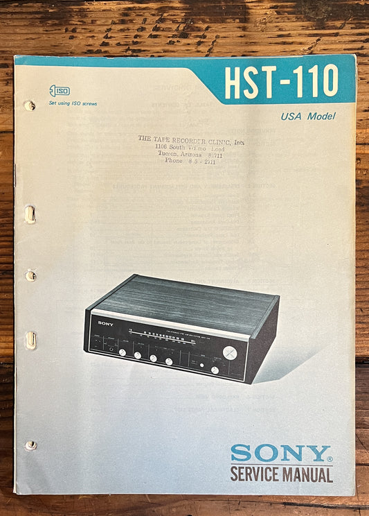 Sony HST-110 Stereo  Service Manual *Original*
