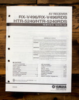 Yamaha RX-V496 HTR-5240 RDS Receiver  Service Manual *Original*