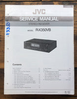 JVC RX-X350 RX-350 Receiver  Service Manual *Original*