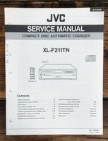 JVC XL-F211TN XL-F211 CD Player  Service Manual *Original*