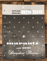 Marantz SR-240 SR-340 SR240 SR340 Receiver  Service Manual *Original*