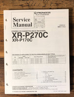 Pioneer XR-P270C XR-P170C Stereo  Service Manual *Original*