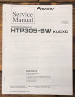 Pioneer HTP-305SW HTP-305 SW Subwoofer  Service Manual *Original*