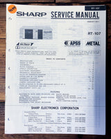 Sharp RT-107 Receiver  Service Manual *Original*