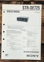 Sony STR-DE725 Receiver  Service Manual *Original*