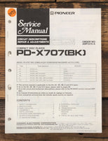 Pioneer PD-X707 CD Player  Service Manual *Original*