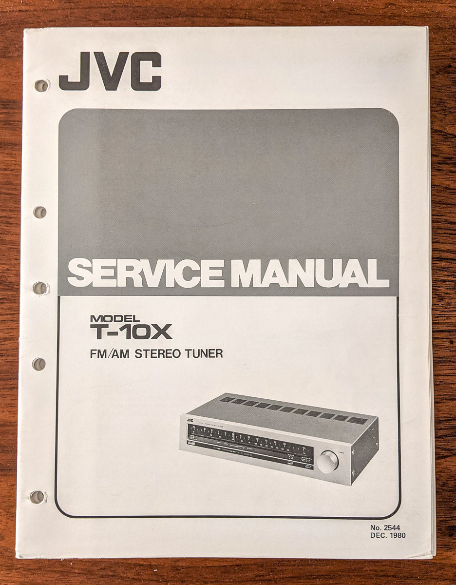 JVC T-10X Tuner Service Manual *Original*
