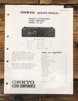 Onkyo TX-28 Receiver  Service Manual *Original*